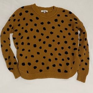 Madewell Painted Spots Pullover Sweater